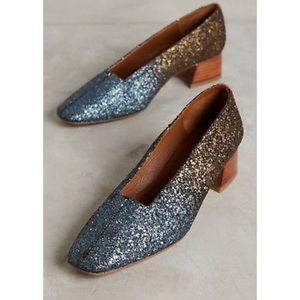 MIISTA Taissa pumps in ombré glitter size 38/8